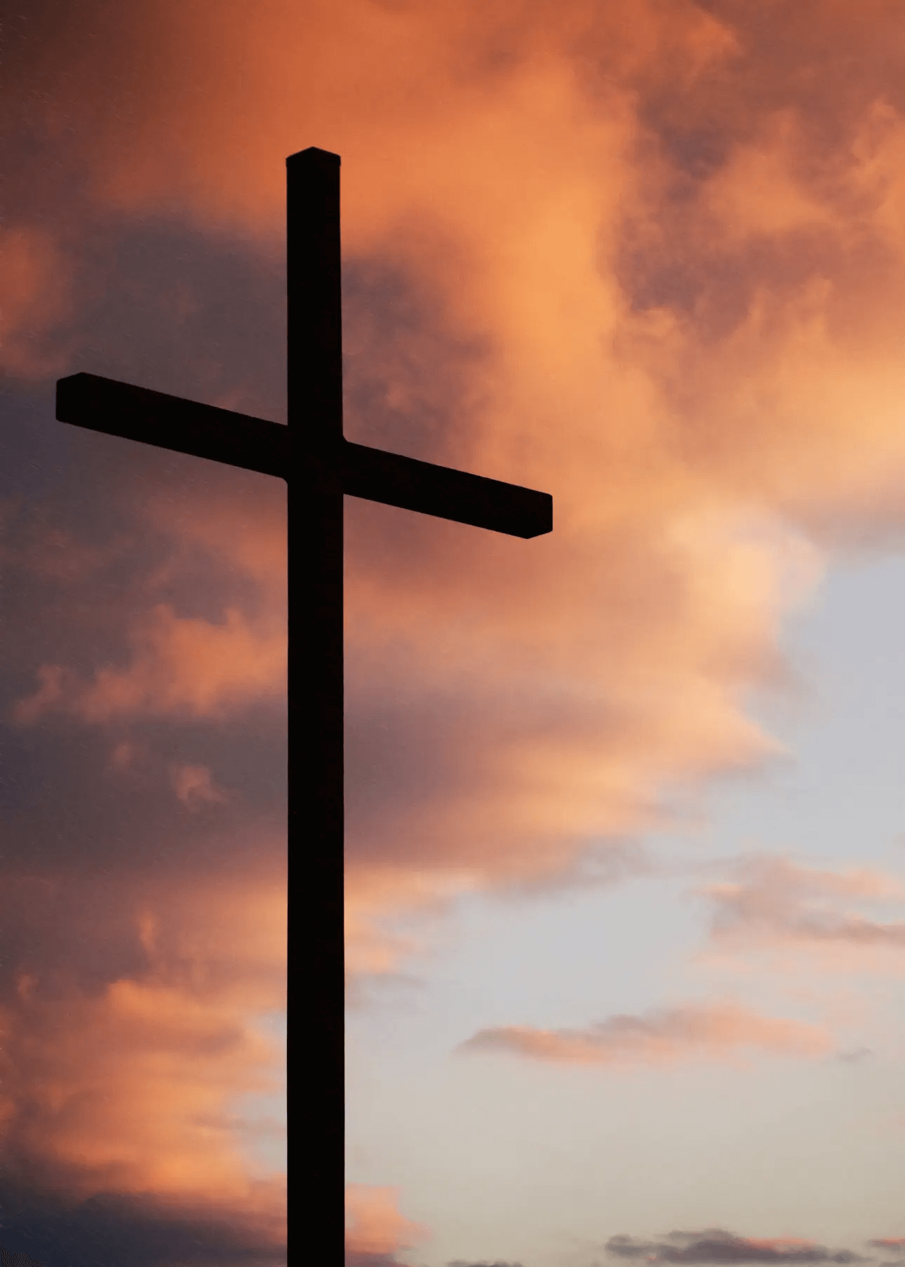 Cross in the clouds